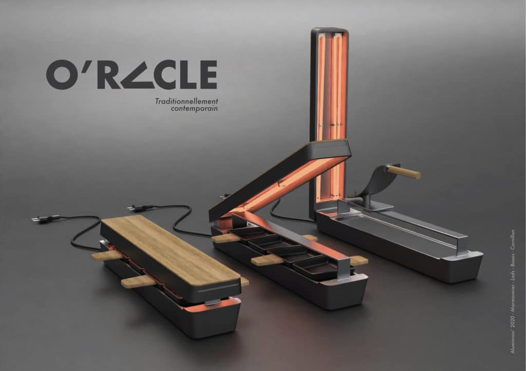 O'RACLE, l'appareil à raclette traditionnellement contemporain